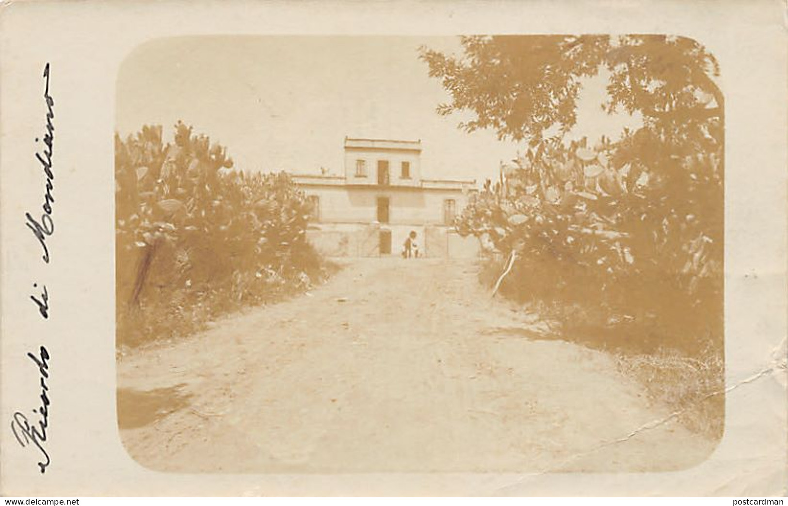 Italia - MISTERBIANCO (CT) Ricordo Di Mondiano - CARTOLINE FOTO Anno 1902 - Autres & Non Classés