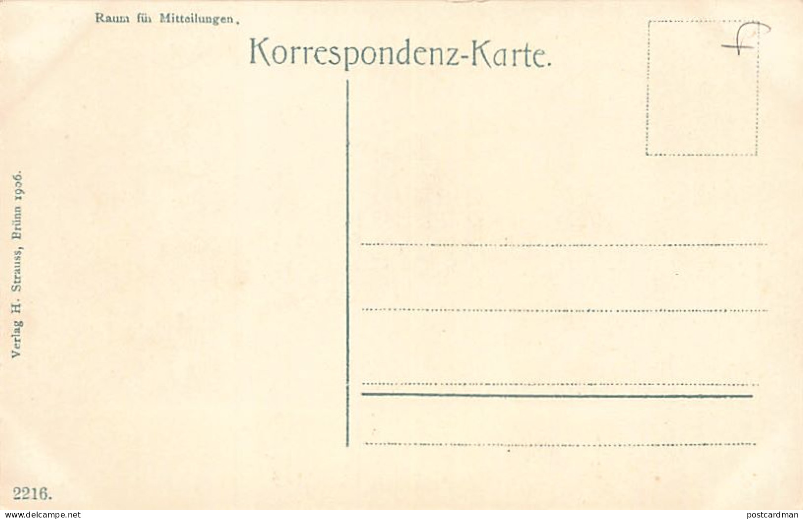 ČESKÁ Rep. Czech Rep. - BRNO Brünn - Grosser Platz Gegen Ferdinandsgasse - Mariensäule - Verlag H. Strauss 1906 - Tsjechië