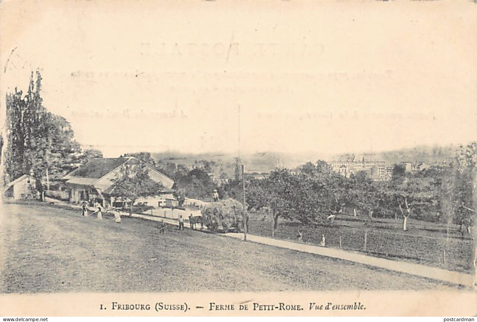 Schweiz - Suisse - FRIBOURG - Ferme De Petit-Rome - Vue D'ensemble - Ed. Francisc. Miss. Vanves (France) - Fribourg