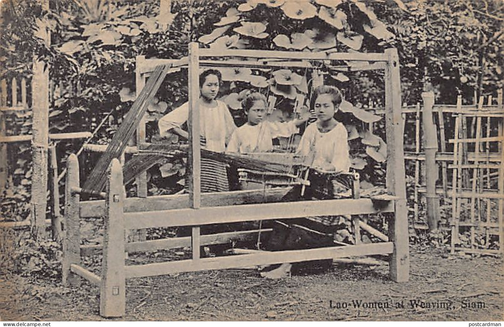 Thailand - SIAM - Lao Women At Weaving - Ed. Inconnu 37 - Thailand