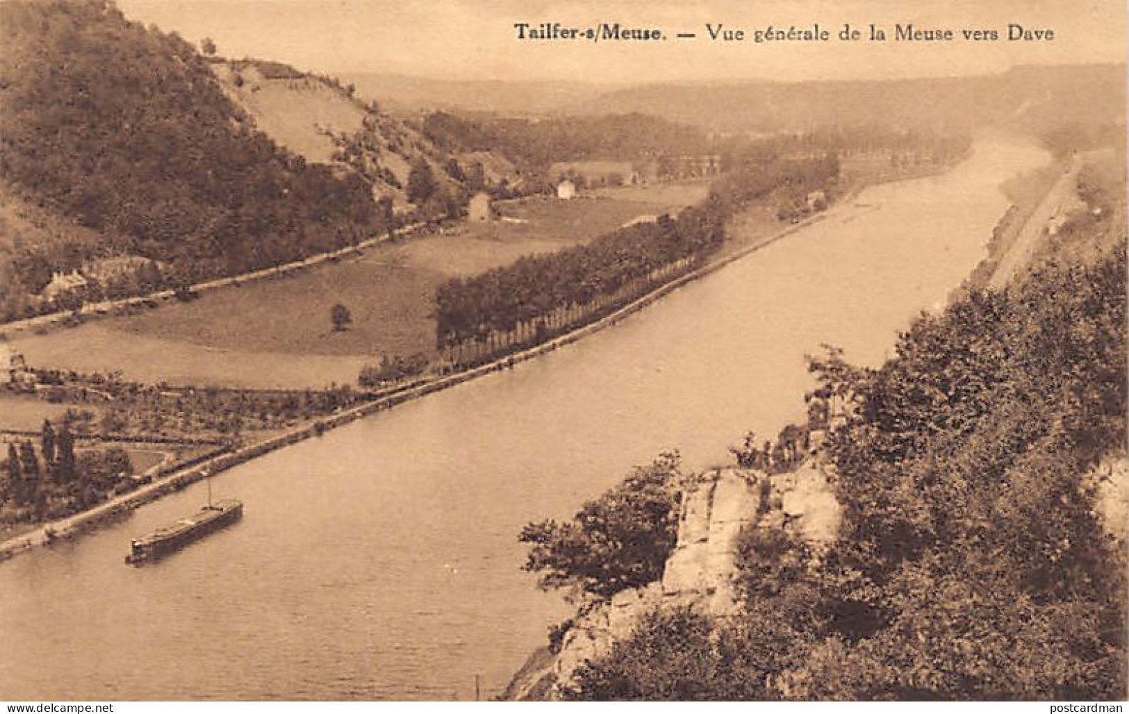 Belgique - TAILFER (Namur) Vue Générale De La Meuse Vers Dave - Otros & Sin Clasificación