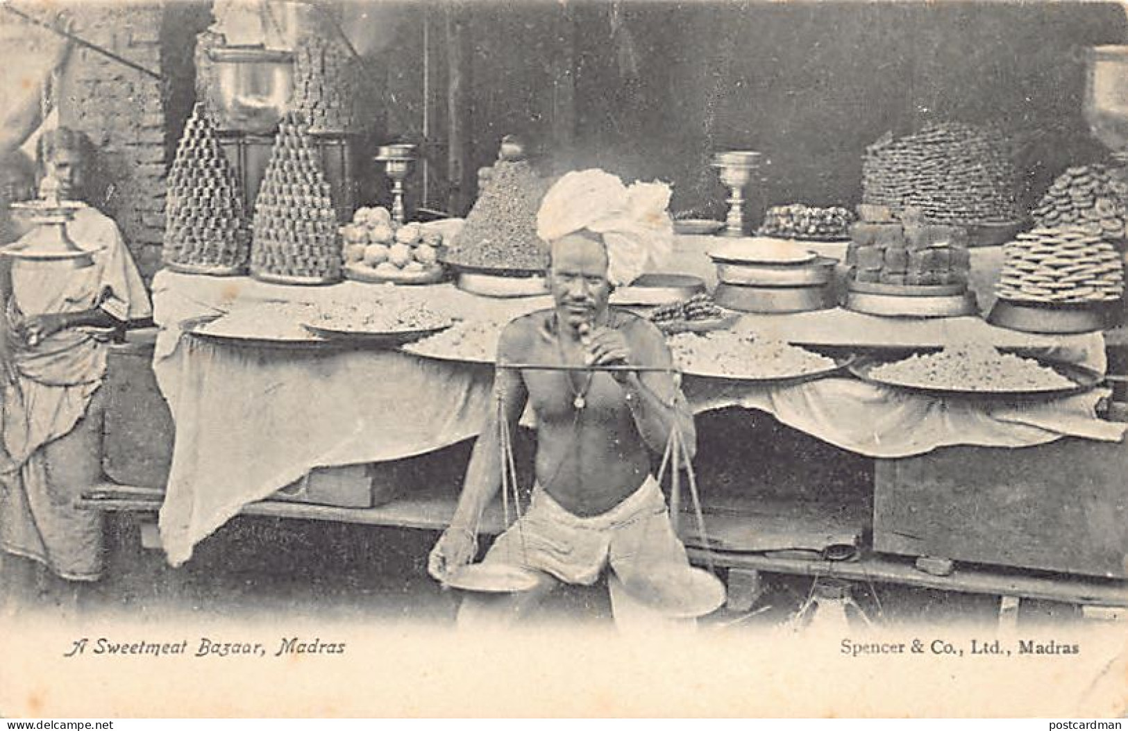 India - CHENNAI Madras - A Sweetmeat Bazaar - Publ. Spencer & Co. - Inde