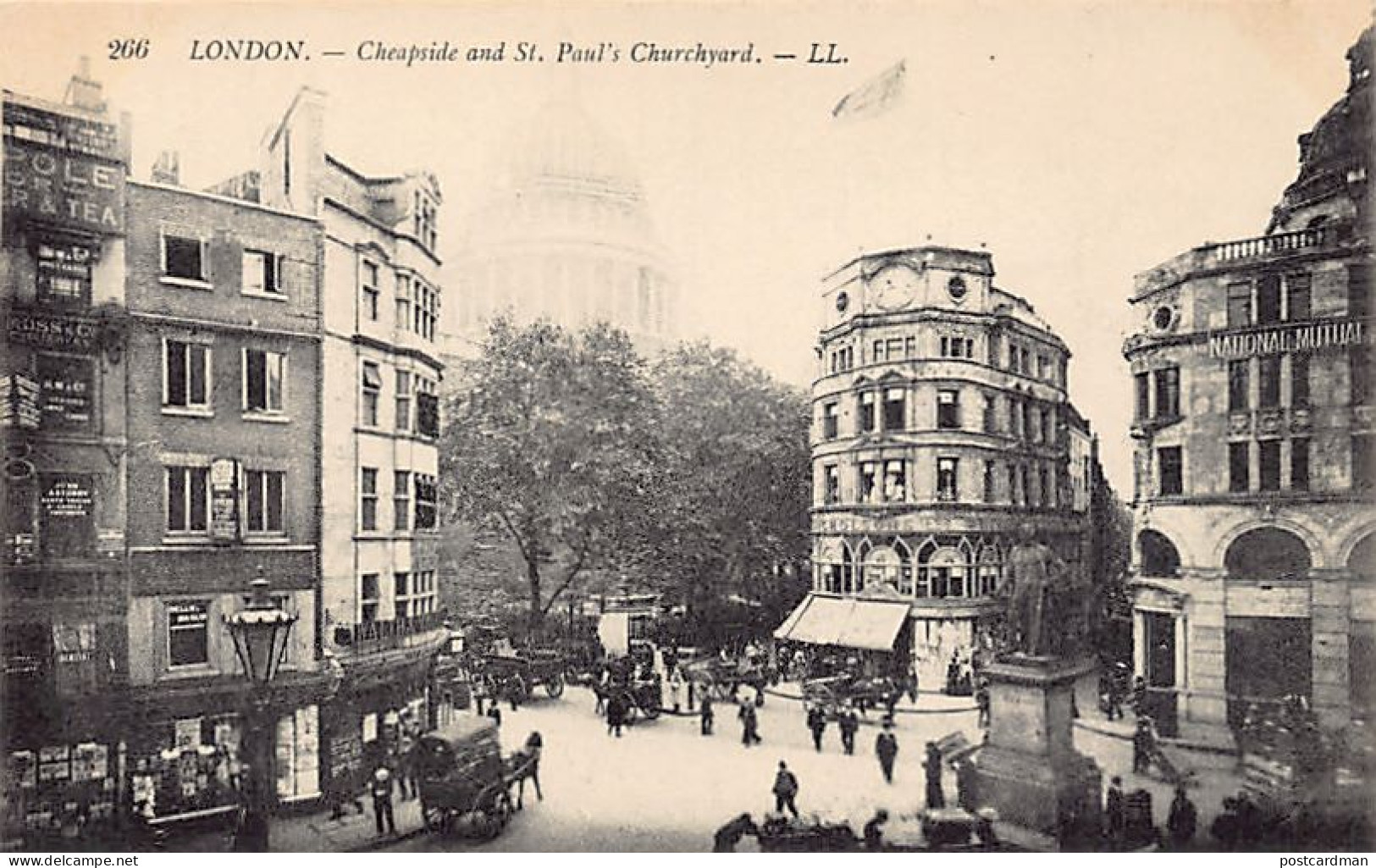 England - LONDON - Cheapside And St. Paul's Churchyard - Publ. Levy L.L. 266 - Other & Unclassified