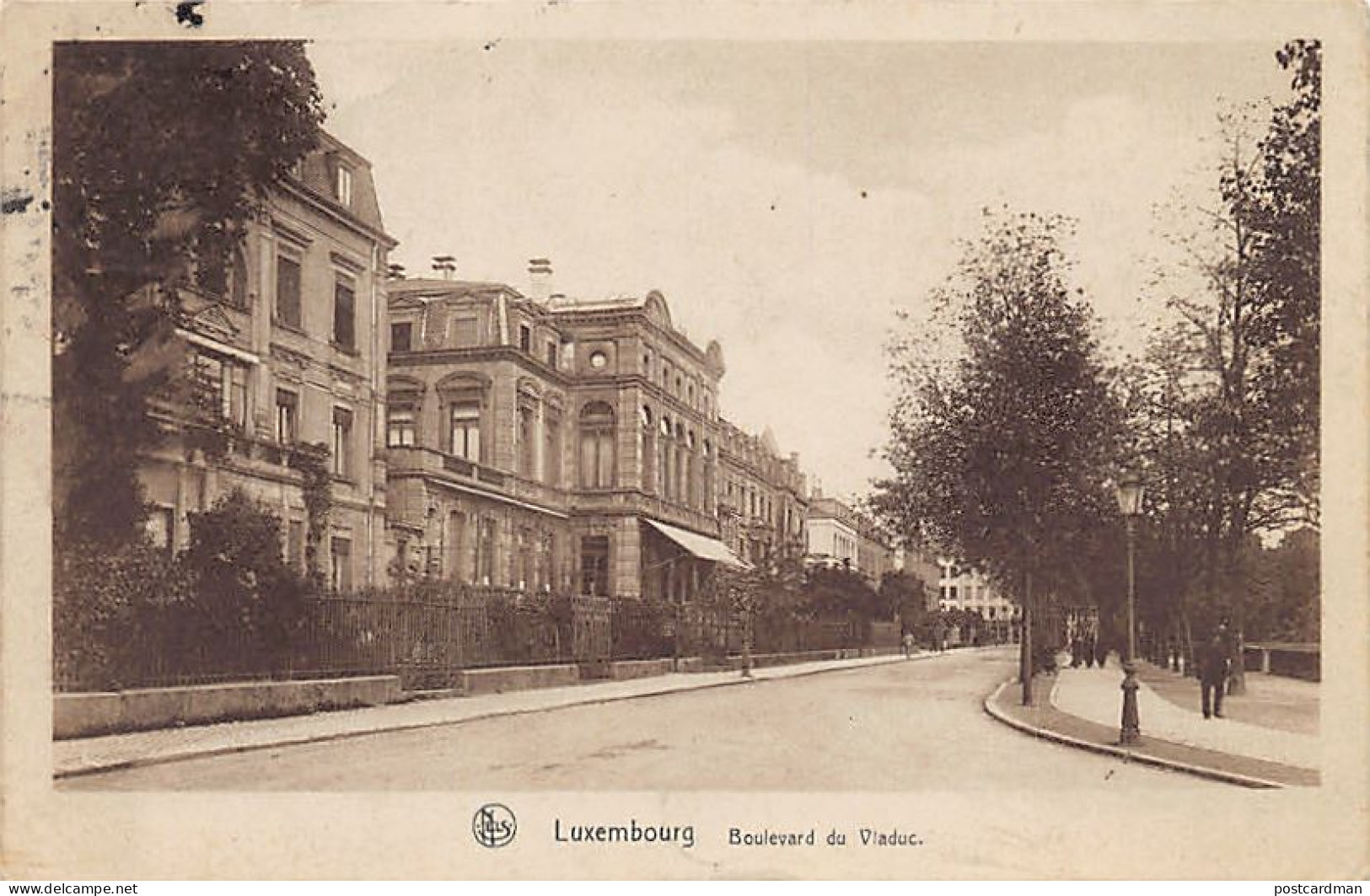 Luxembourg-Ville - Boulevard Du Viaduc - Ed. E. A. Schaack Série 12 No. 35 - Luxemburgo - Ciudad