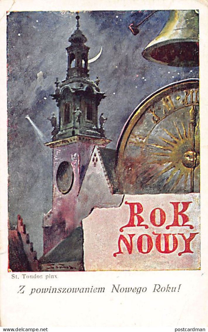 Poland - Z Powinszowaniem Nowego Roku ! - Congratulations On The New Year! - Publ. Salonu Malarzy Polskich W Krakowie  - Polonia