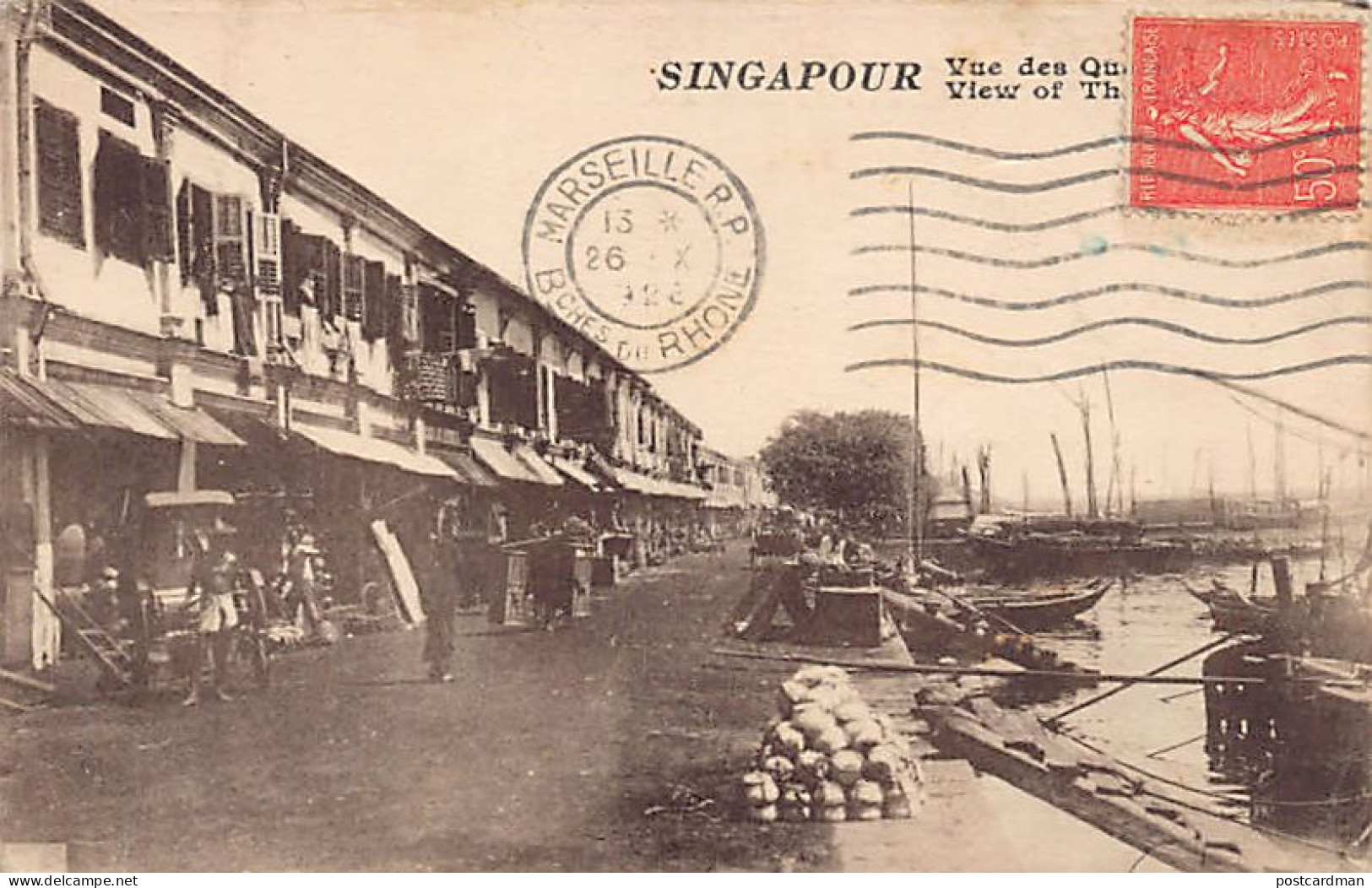 Singapore - View Of The Quays - Publ. Unknown  - Singapur