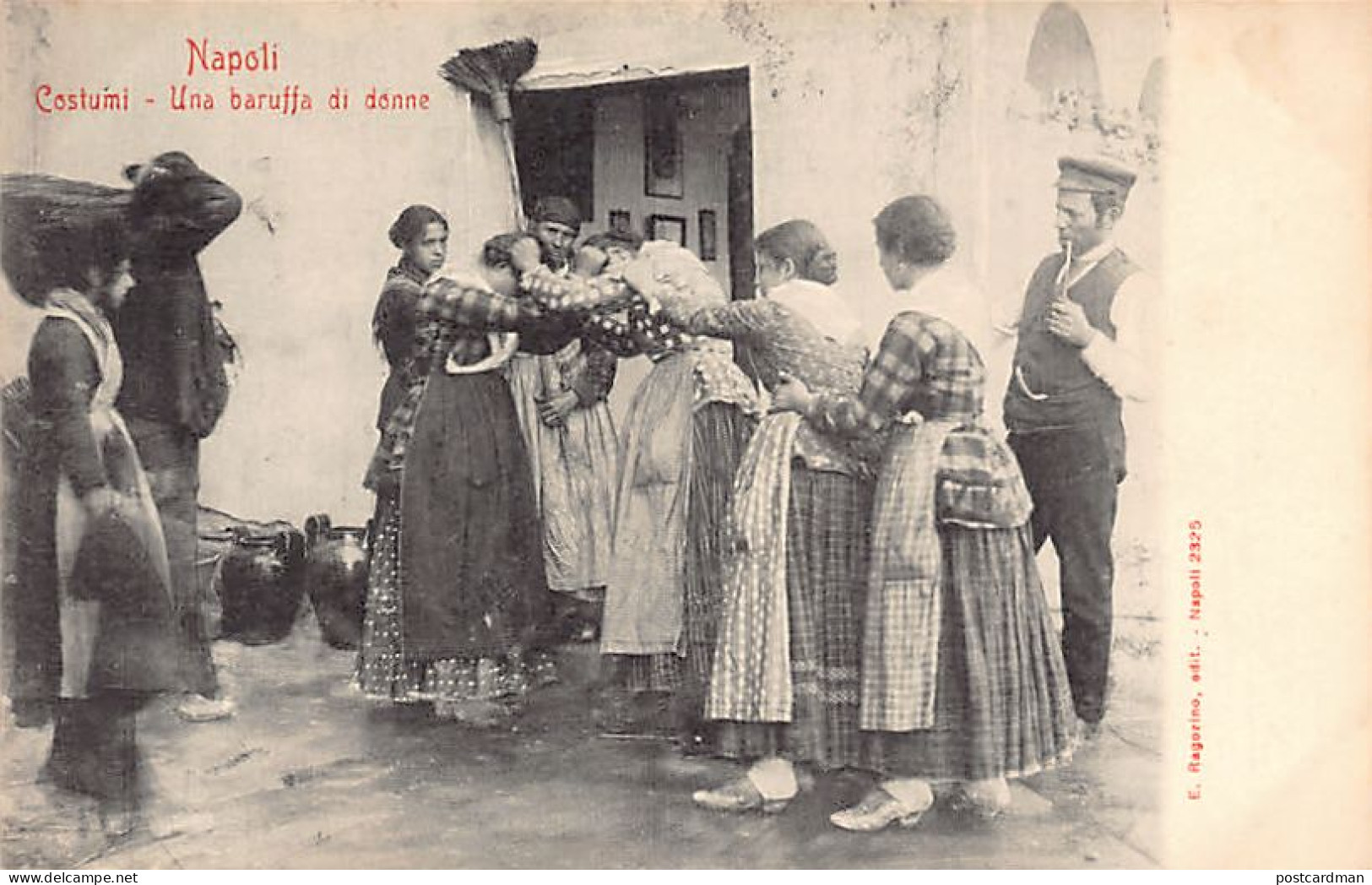 NAPOLI - Costumi - Una Baruffa Di Donne - Ed. E. Ragozino 2325 - Napoli (Neapel)