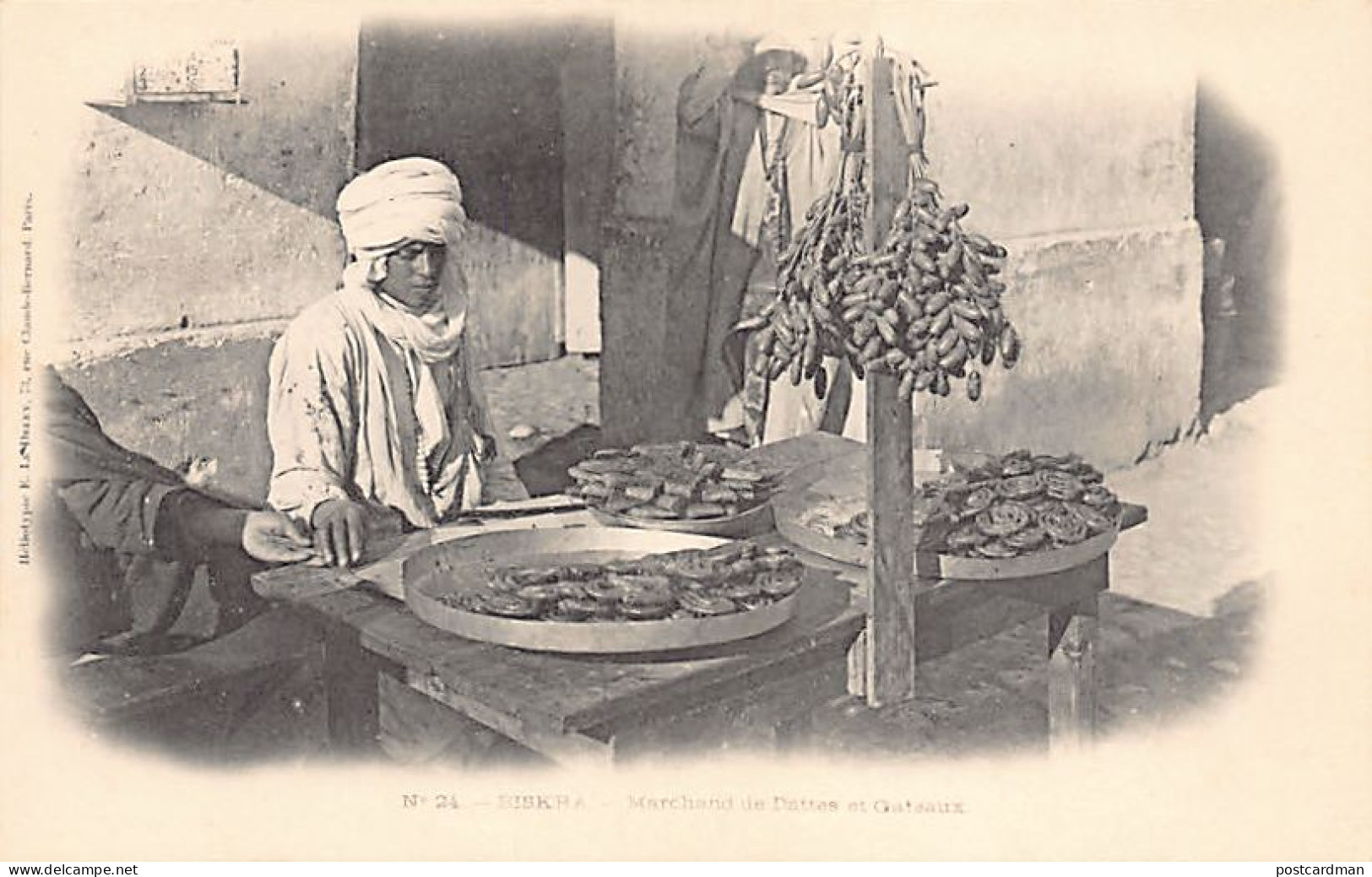 Algérie - BISKRA - Marchand De Dattes Et De Gâteaux - Ed. Collection Idéale P.S. 24 - Biskra