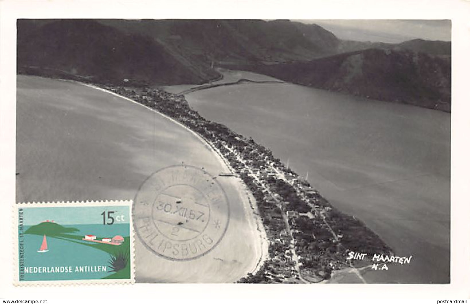 Sint Marteen - Aerial View - REAL PHOTO - Publ. Unknown  - Sint-Marteen