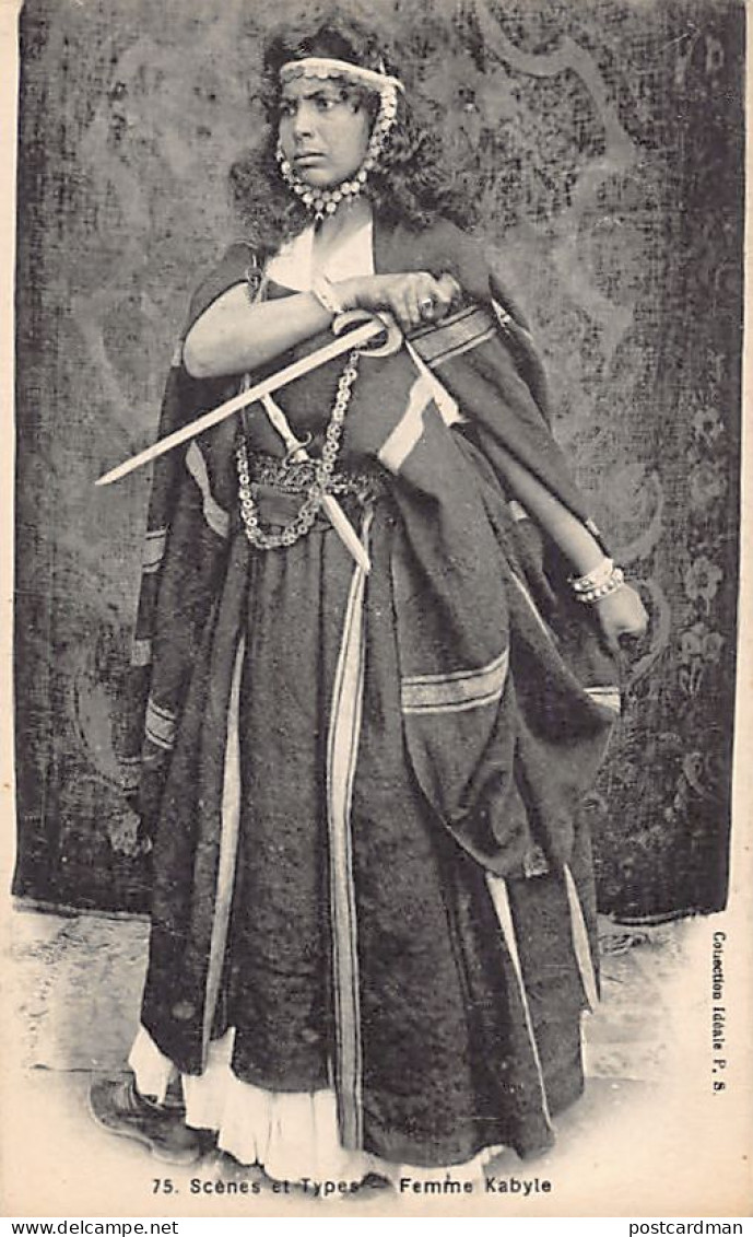 Kabylie - Femme Kabyle, Avec Un Poignard - Ed. Collection Idéale P.S. 75 - Mujeres
