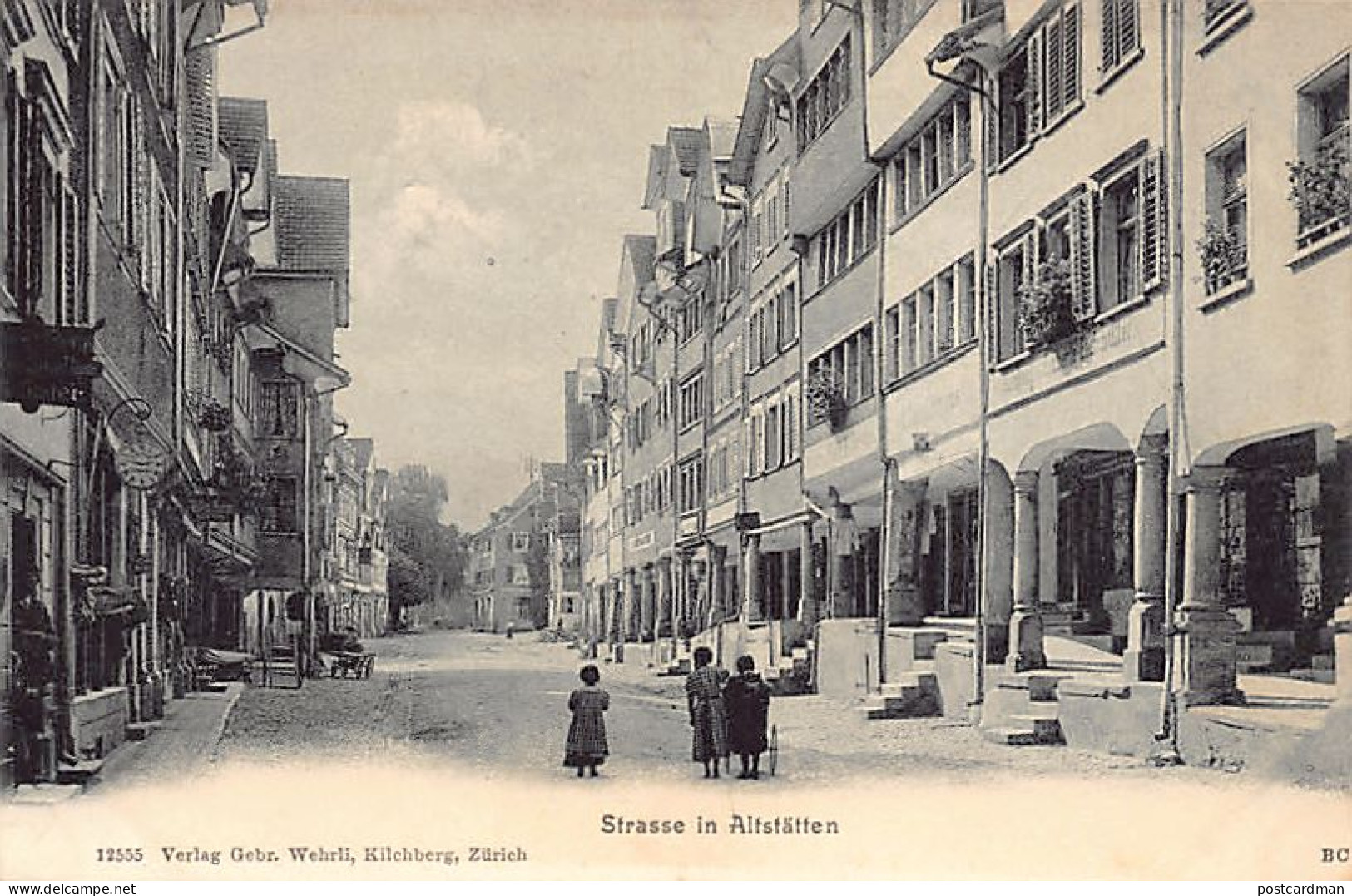 ALTSTÄTTEN (SG) Strasse - Verlag Wehrli 12555 - Altstätten