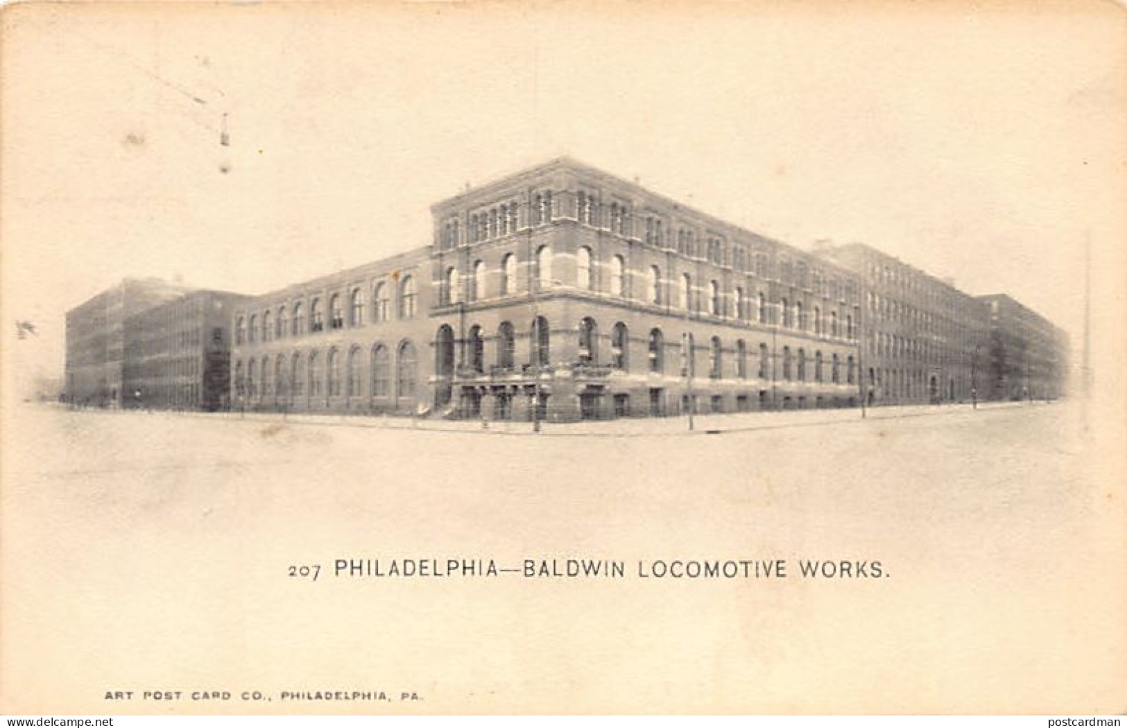 Usa - PHILADELPHIA (PA) Baldwin Locomotive Works - Philadelphia