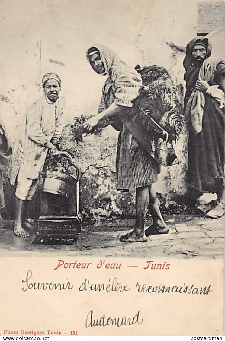 Tunisie - TUNIS - Porteur D'eau - Ed. Garrigues 131 - Túnez