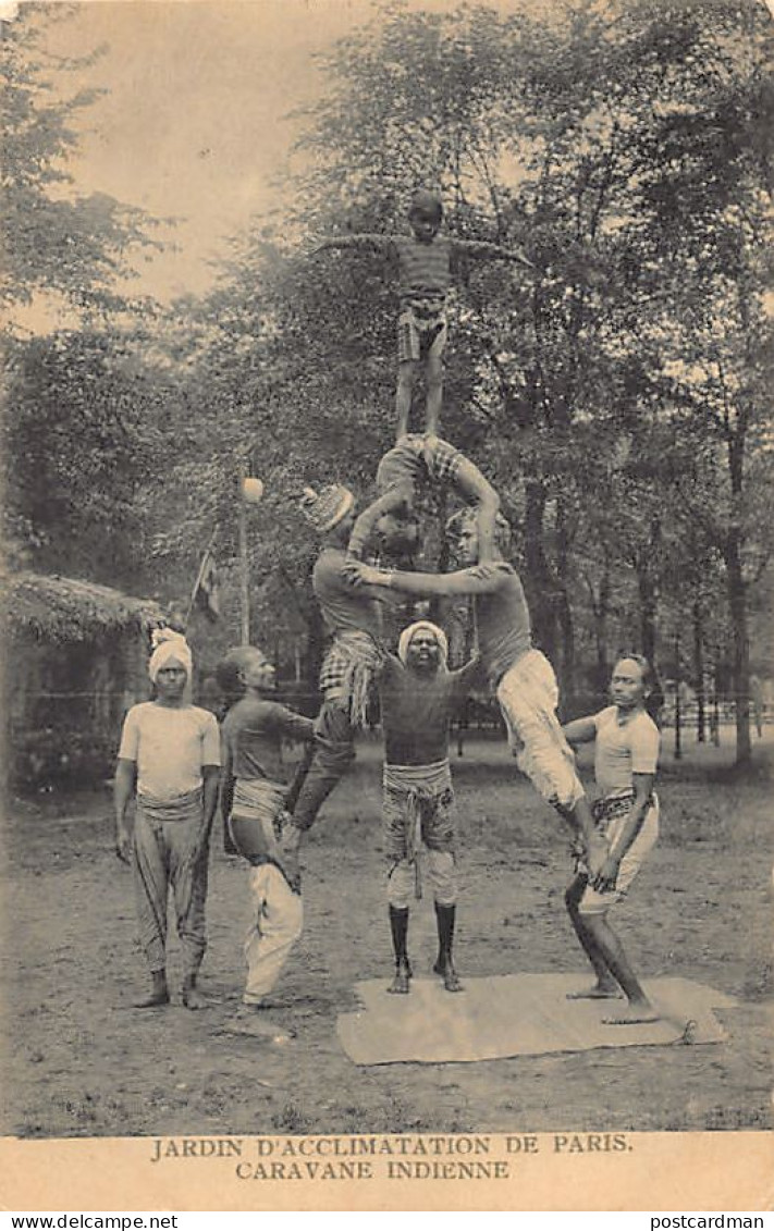 India - Indian Acrobats In Paris Jardin D'Acclimatation (France) - India