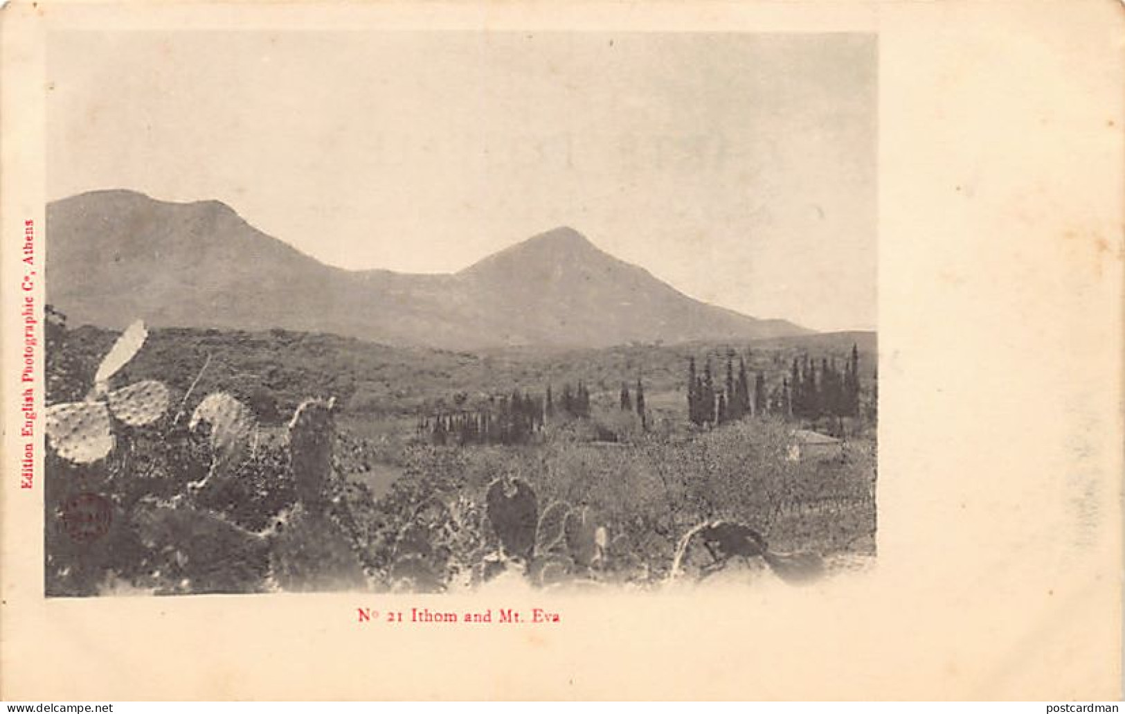 Greece - Ithom And Mount Eva - Publ. English Photographic Co. 21 - Grèce