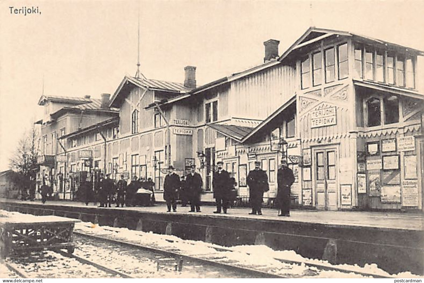 Russia - TERIJOKI Zelenogorsk - The Railway Station - Publ. Unknown  - Russia