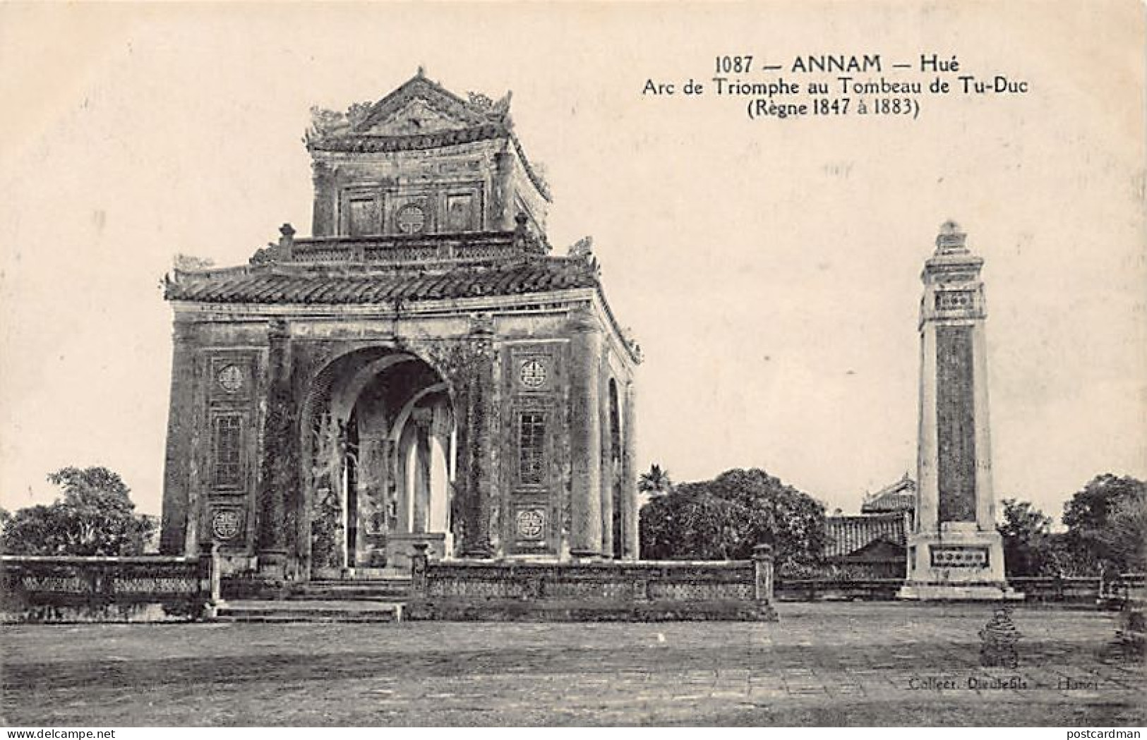 Viet Nam - HUÉ - Arc De Triomphe Au Tombeau De Tu-Duc - Ed. P. Dieulefils 1087 - Vietnam