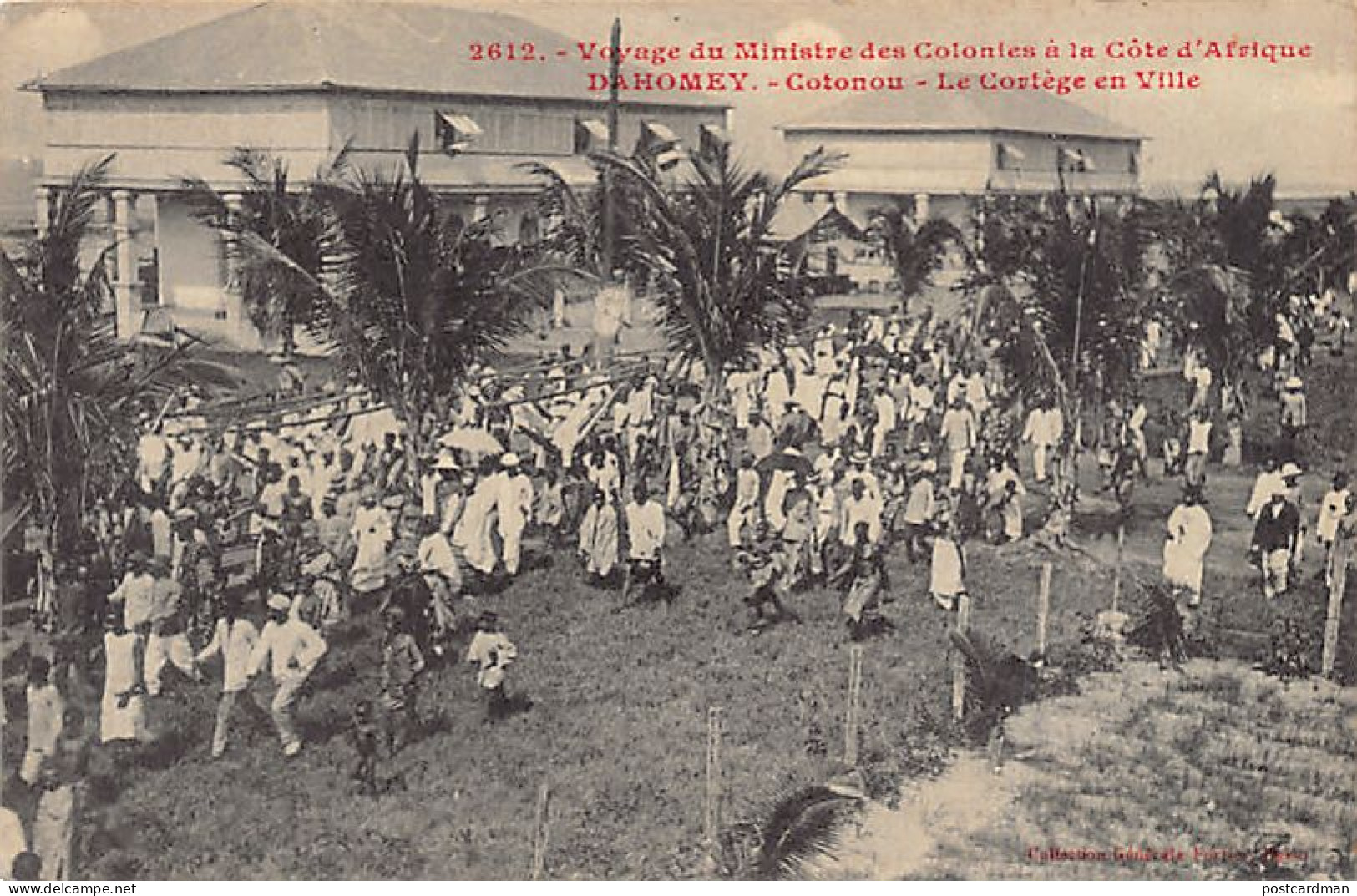 Bénin - Voyage Du Ministre Des Colonies - COTONOU - Le Cortège En Ville - Ed. Fortier 2612 - Benin