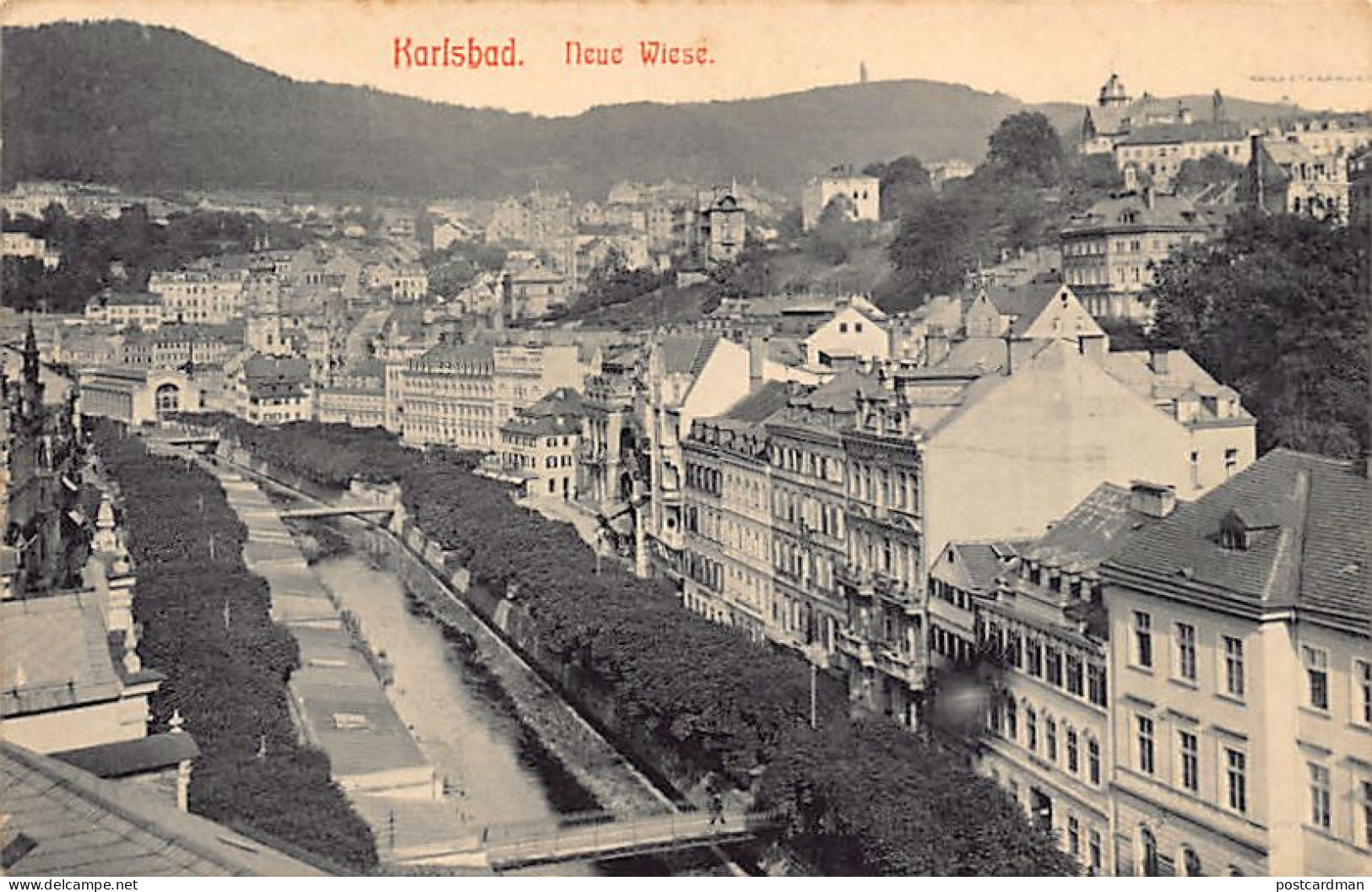 Česká Rep. - KARLOVY VARY Karlsbad - Neue Wiese - Tsjechië