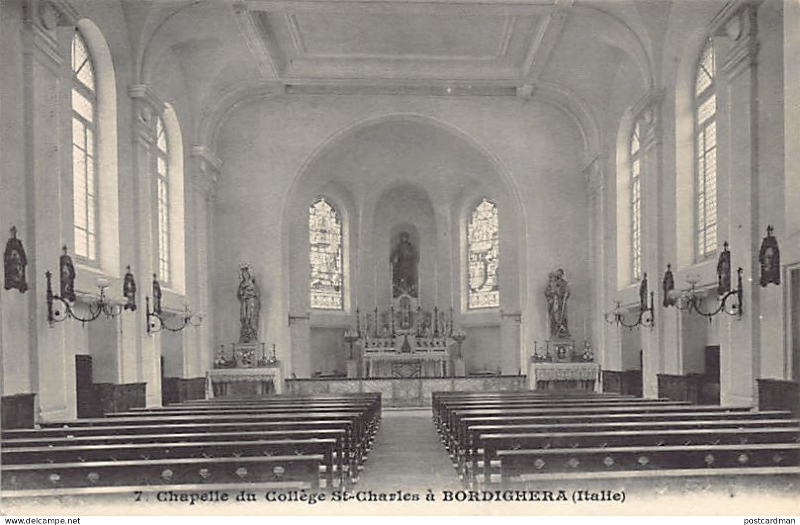 BORDIGHERA (IM) Cappella Del Collegio Saint-Charles - Chapelle Du Collège Saint-Charles - Autres & Non Classés