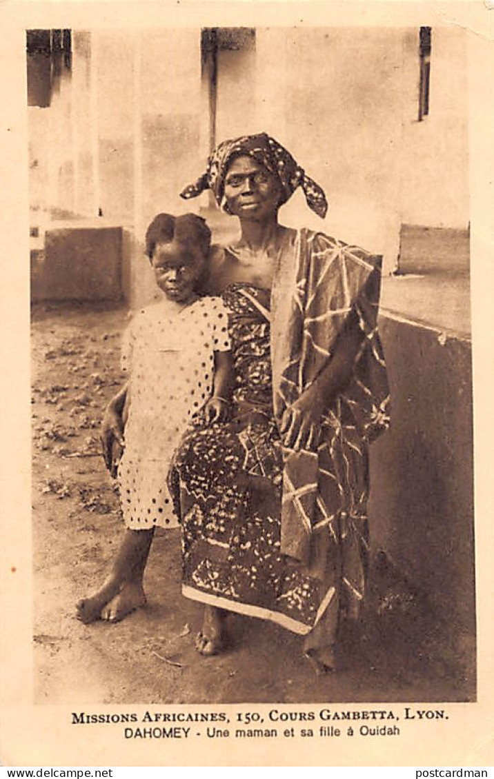 Bénin - OUIDAH - Une Maman Et Sa Fille - Ed. Société Des Missions Africaines  - Benin
