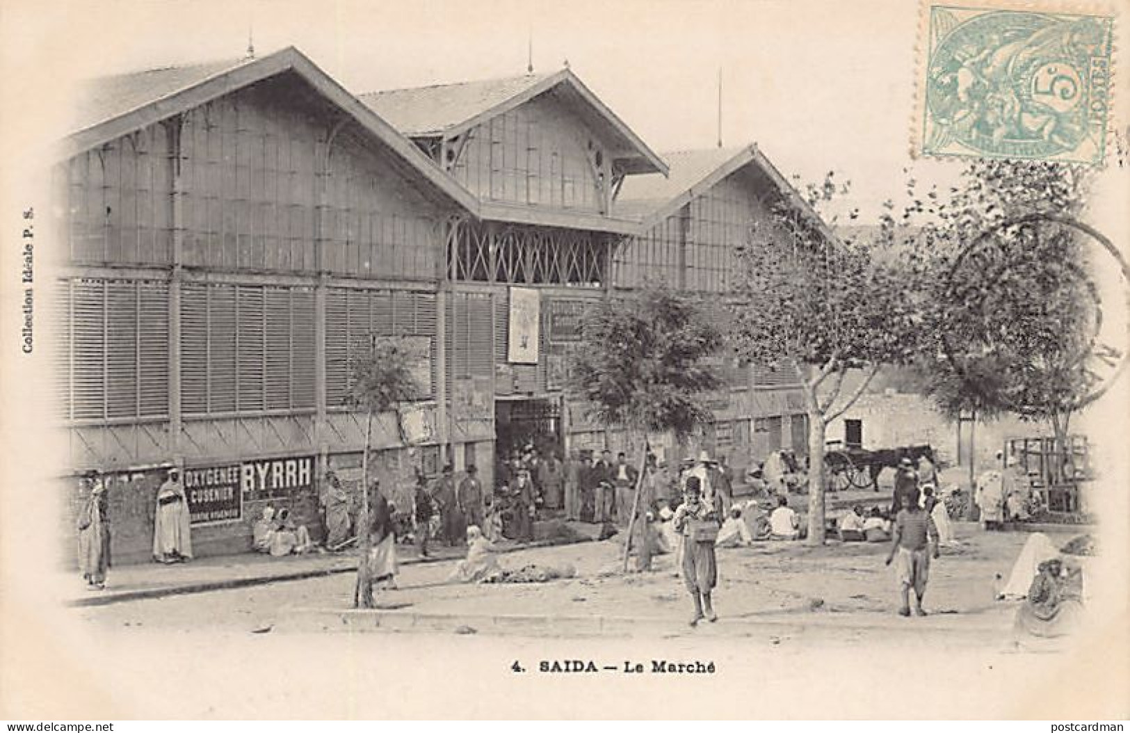 Algérie - SAÏDA - Le Marché - Ed. Collection Idéale P.S. 4 - Saïda