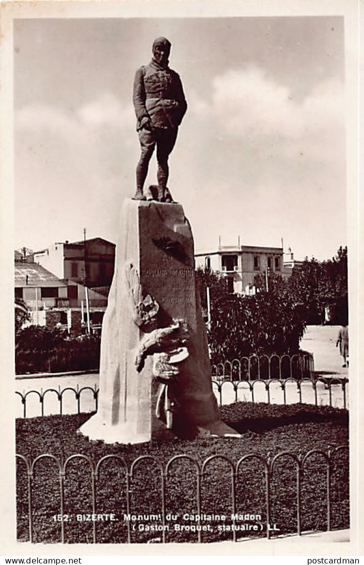 BIZERTE - Monument Du Capitaine Madon - Ed. LL 152 - Tunisia