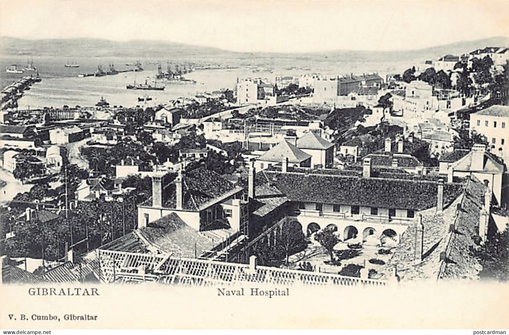 Gibraltar - Naval Hospital - Publ. V. B. Cumbo  - Gibraltar