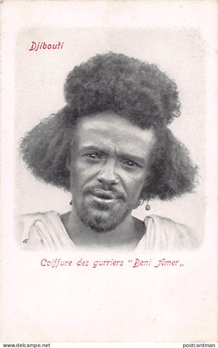 Djibouti - Coiffure Des Guerriers Beni Amer - Ed. Inconnu  - Dschibuti