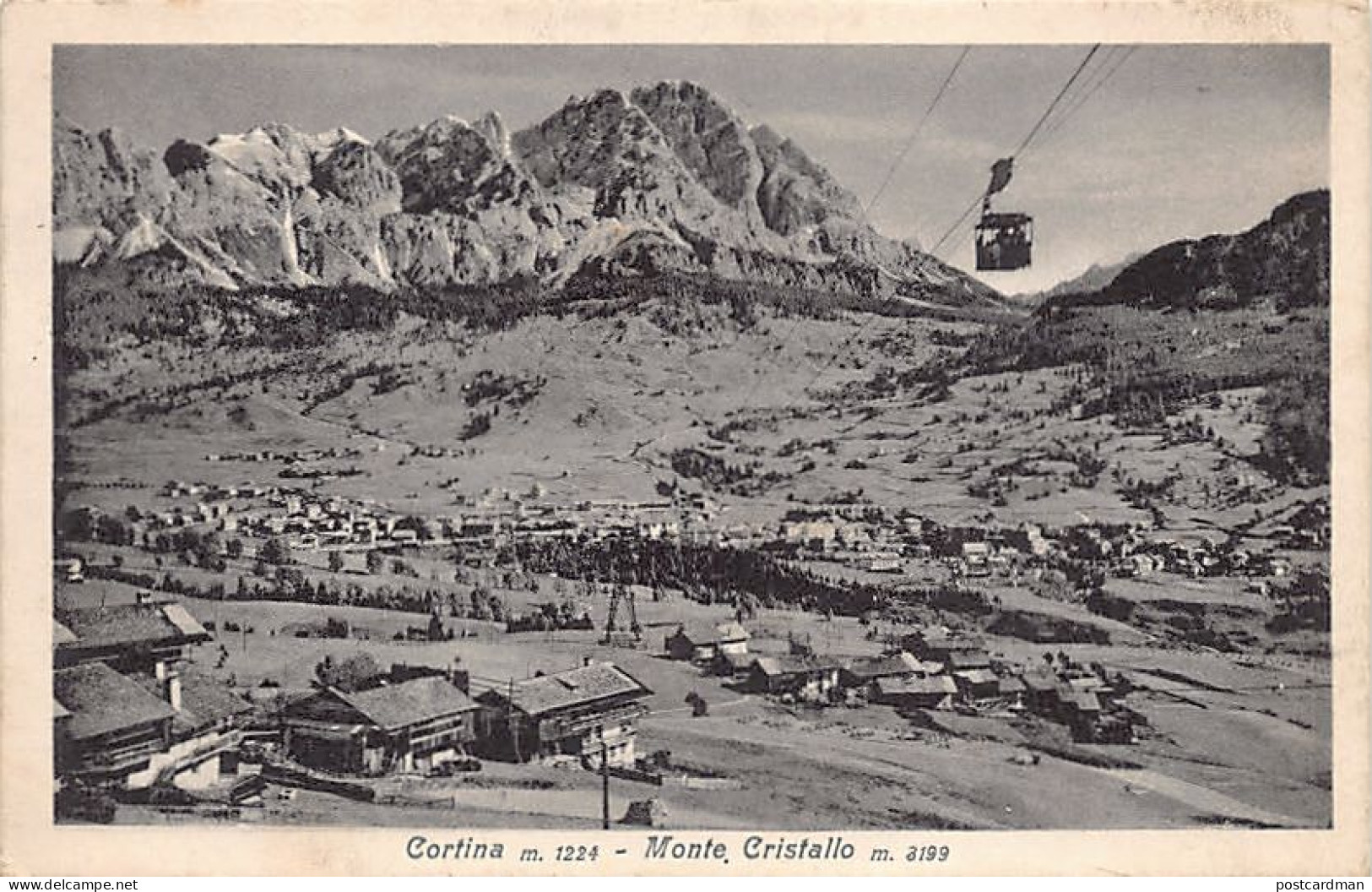 CORTINA (BL) Monte Cristallo - Funivia - Andere & Zonder Classificatie