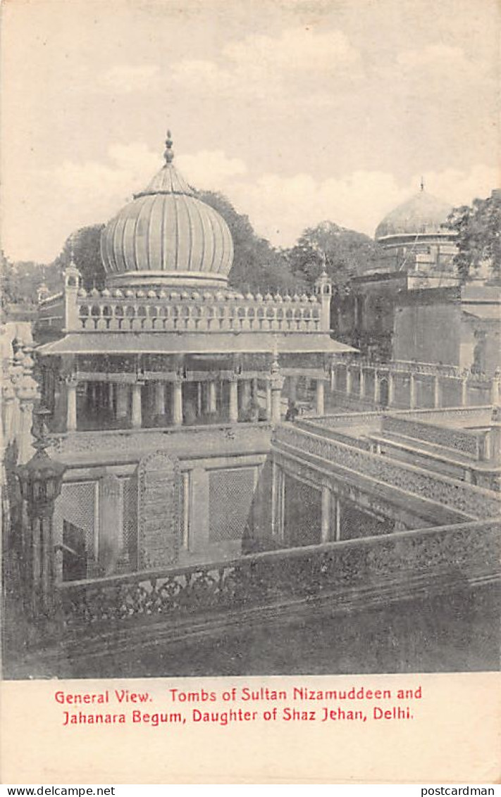 India - DEHLI - Tombs Of Sultan Nizamuddeen And Jahanara Begum - Publ. Fakir Chand  - Indien