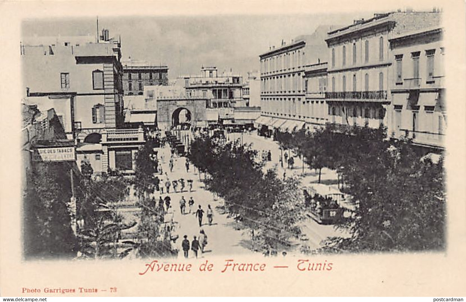 TUNIS - Avenue De France - Ed. Garrigues 73 - Túnez