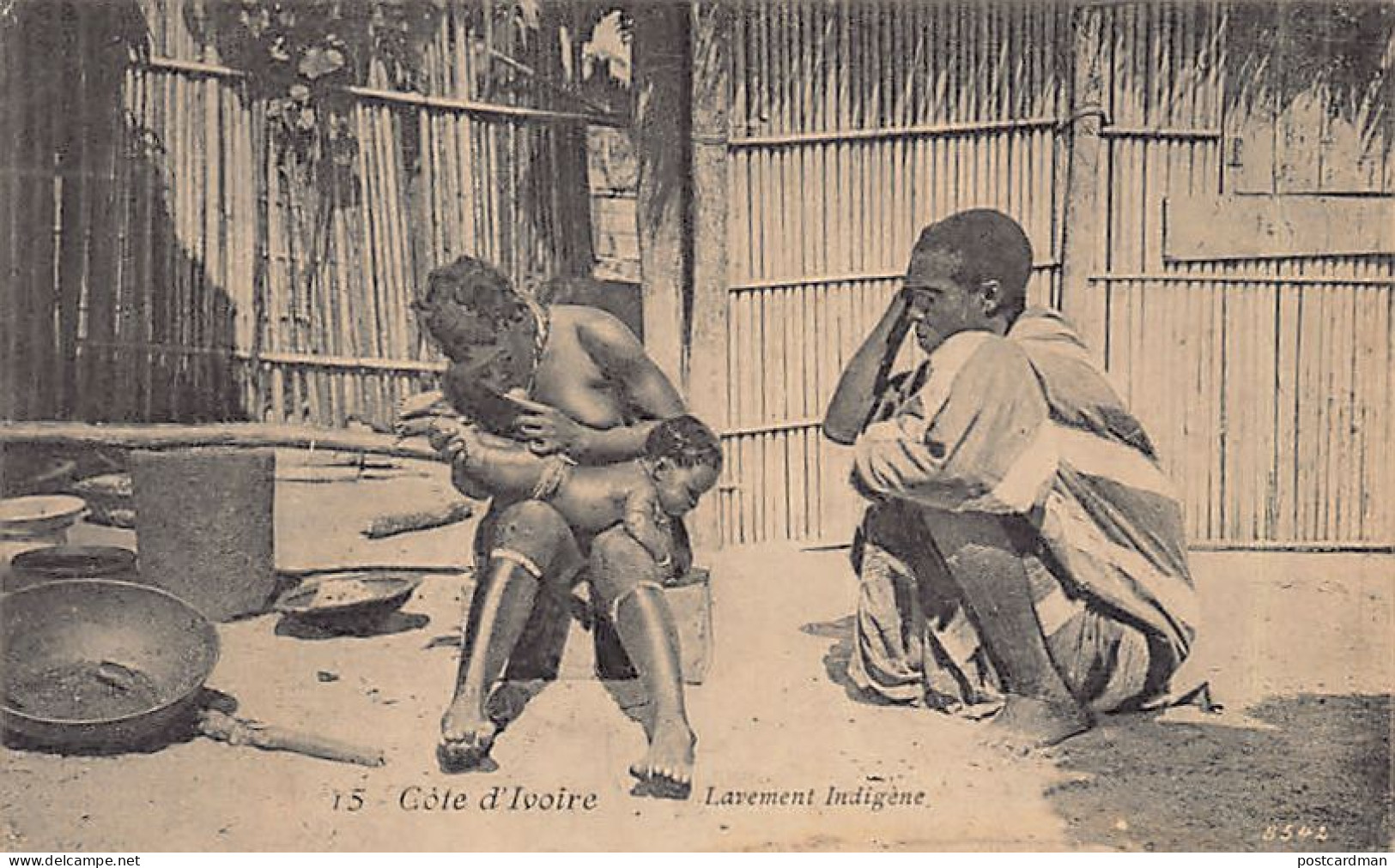 Côte D'Ivoire - Lavement Indigène - Ed. Inconnu 15 - Ivory Coast