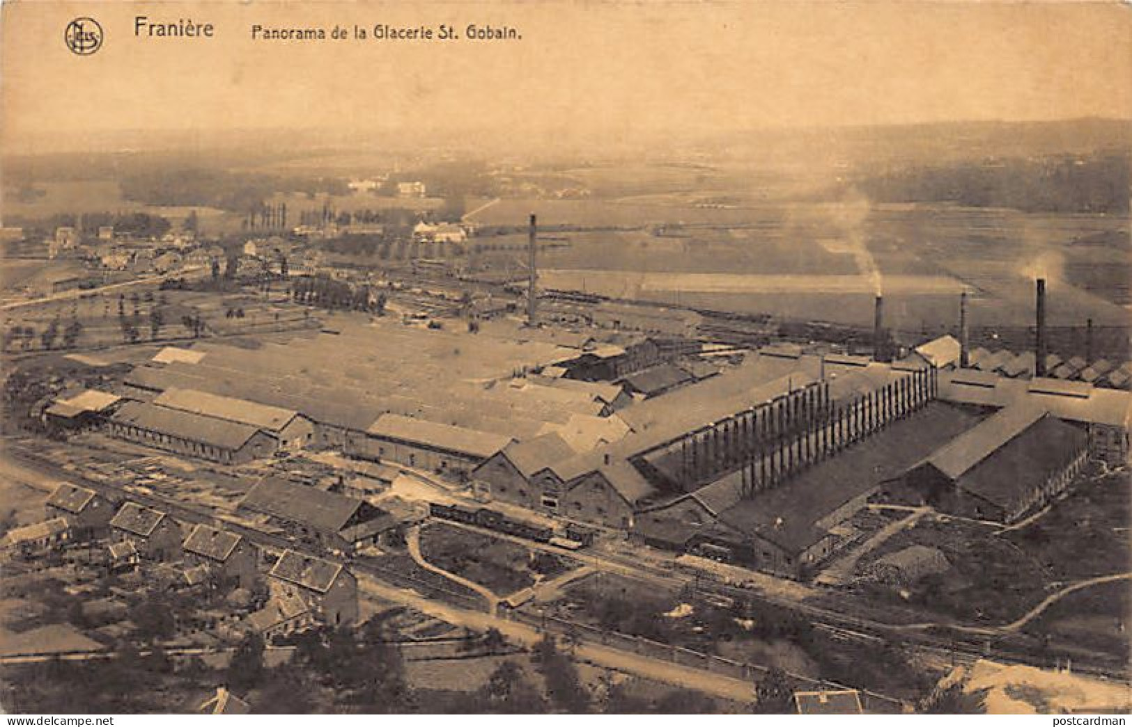 FRANIÈRE (Namur) Panorama De La Glacière St. Gobain - Ed. J. Evrard  - Autres & Non Classés