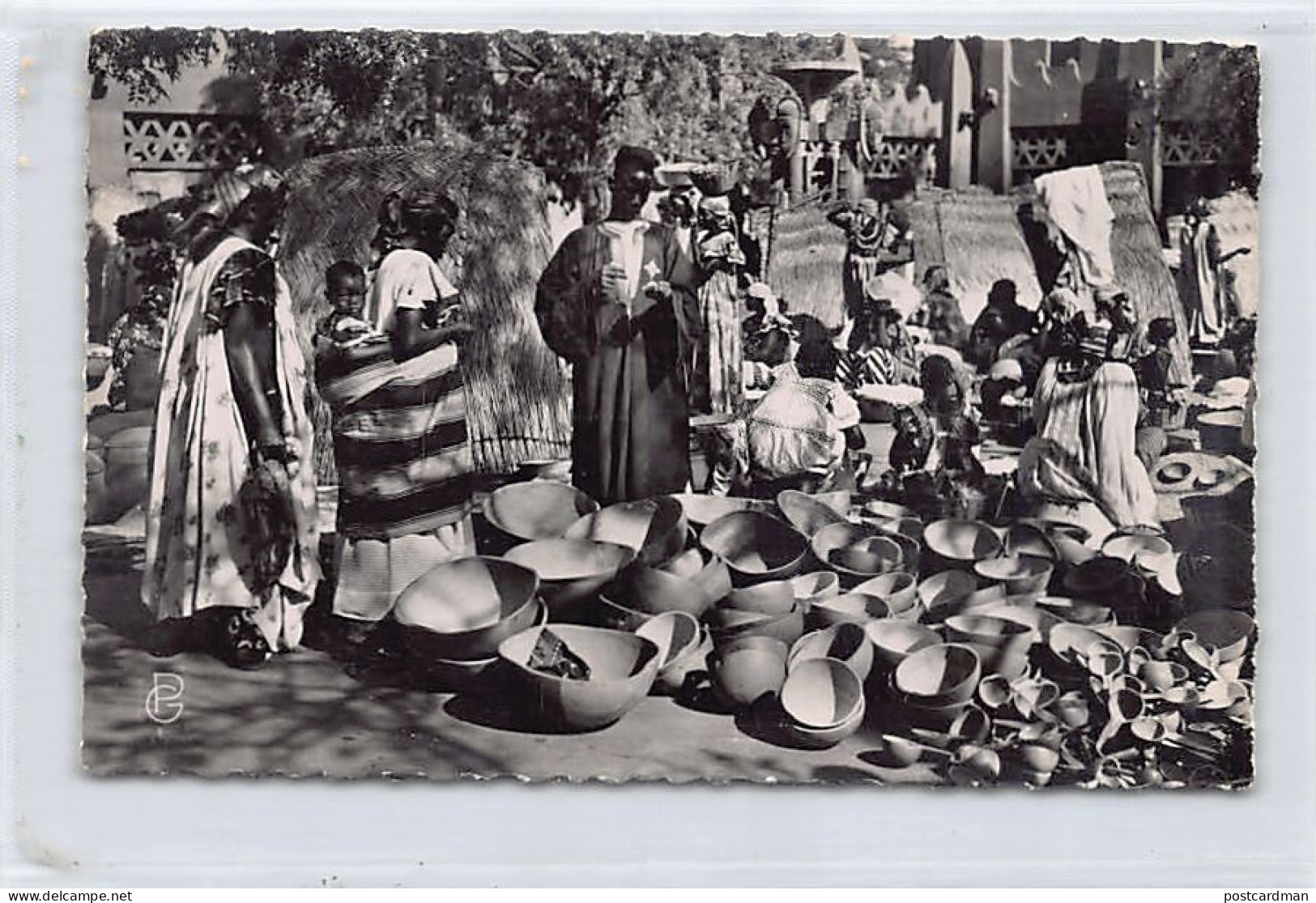 Mali - BAMAKO - Marchand De Calebasses Au Grand Marché - Ed. Photo-Hall Soudanais 20 - Mali