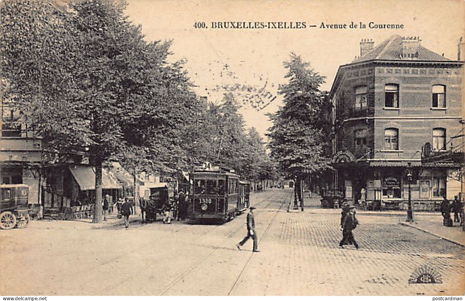 Belgique - IXELLES (Brux.-Cap.) Tram 1320 Ligne 34 - Avenue De La Couronne - Ed. Henri Georges 400 - Elsene - Ixelles