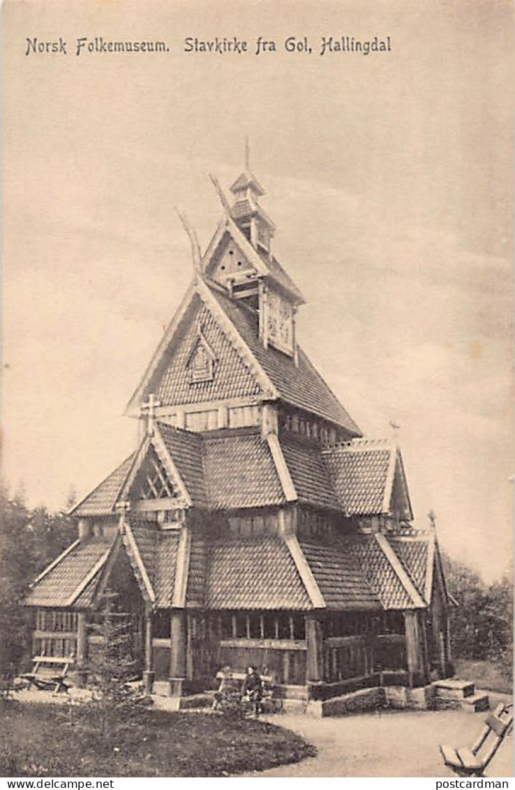 Norway - HALLINGDAL - Norsk Folksmuseum, Stavkirke Fra Gol - Publ. N.F. 41 - Noruega