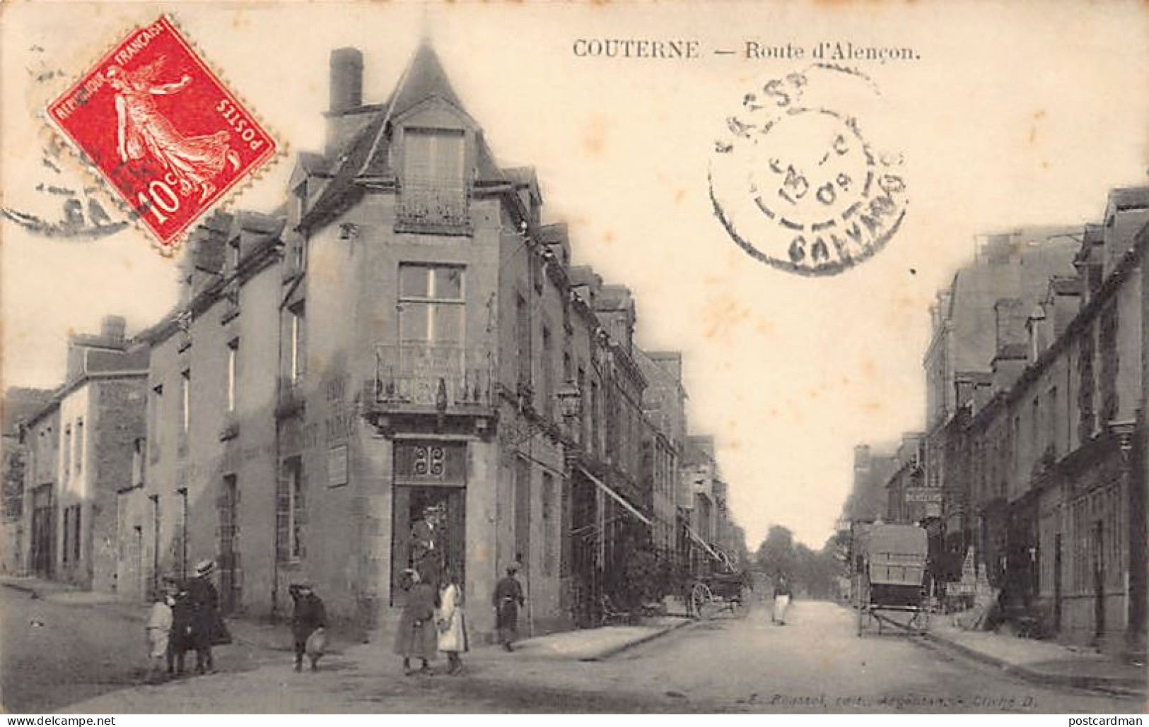 COUTERNE (61) Route D'Alençon - Ed. Roussel  - Otros & Sin Clasificación