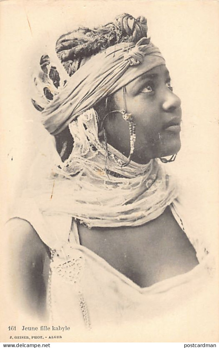 Algérie - Jeune Fille Kabyle - Ed. J. Geiser 161 - Mujeres
