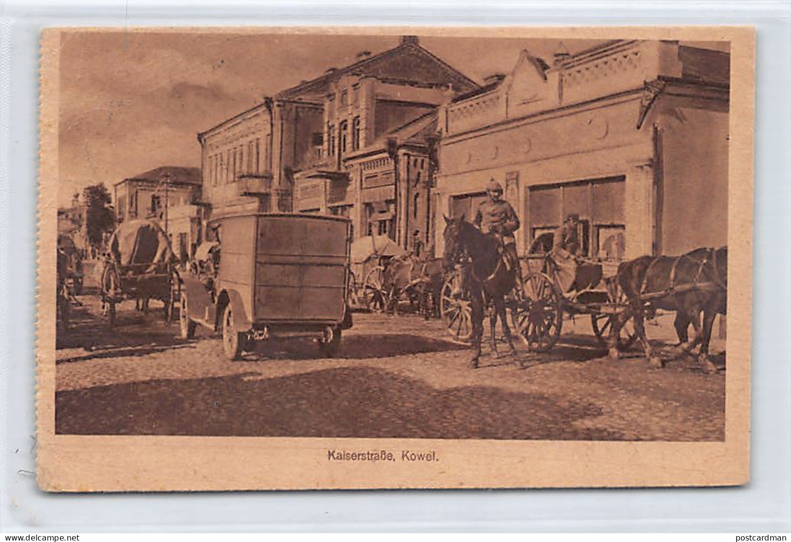 Ukraine - KOVEL - Imperial Street During World War One - Publ. Wissen  - Ukraine