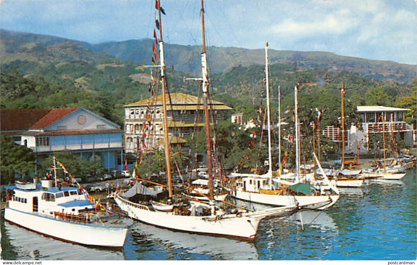 Polynésie - TAHITI - Port De Papeete, Partie Réservée Aux Bateaux De Plaisance - Ed. Sincere, Photo Cinéma 18323 - Polynésie Française