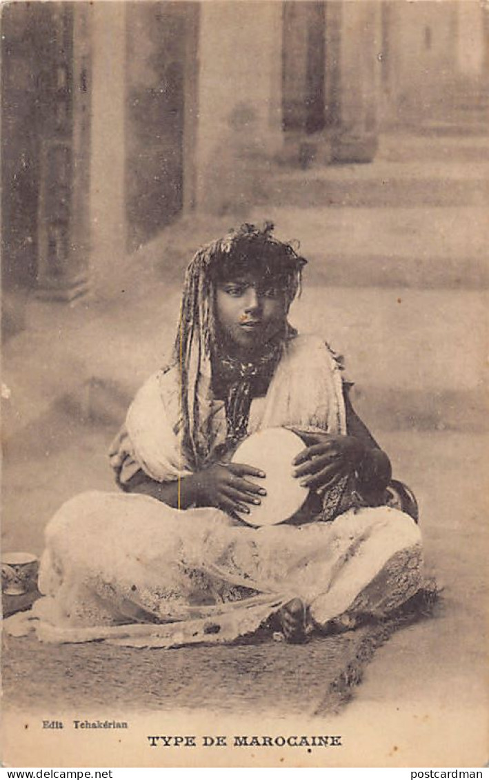 Maroc - Type De Marocaine - Musicienne - Ed. Tchakérian  - Autres & Non Classés