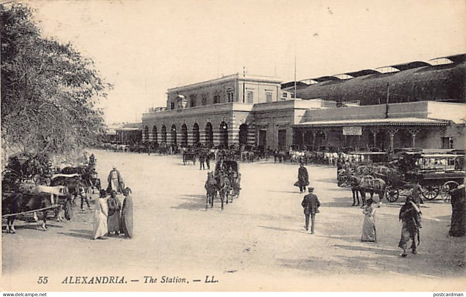 Egypt - ALEXANDRIA - The Railway Station - Publ. LL Levy 55 - Alexandria