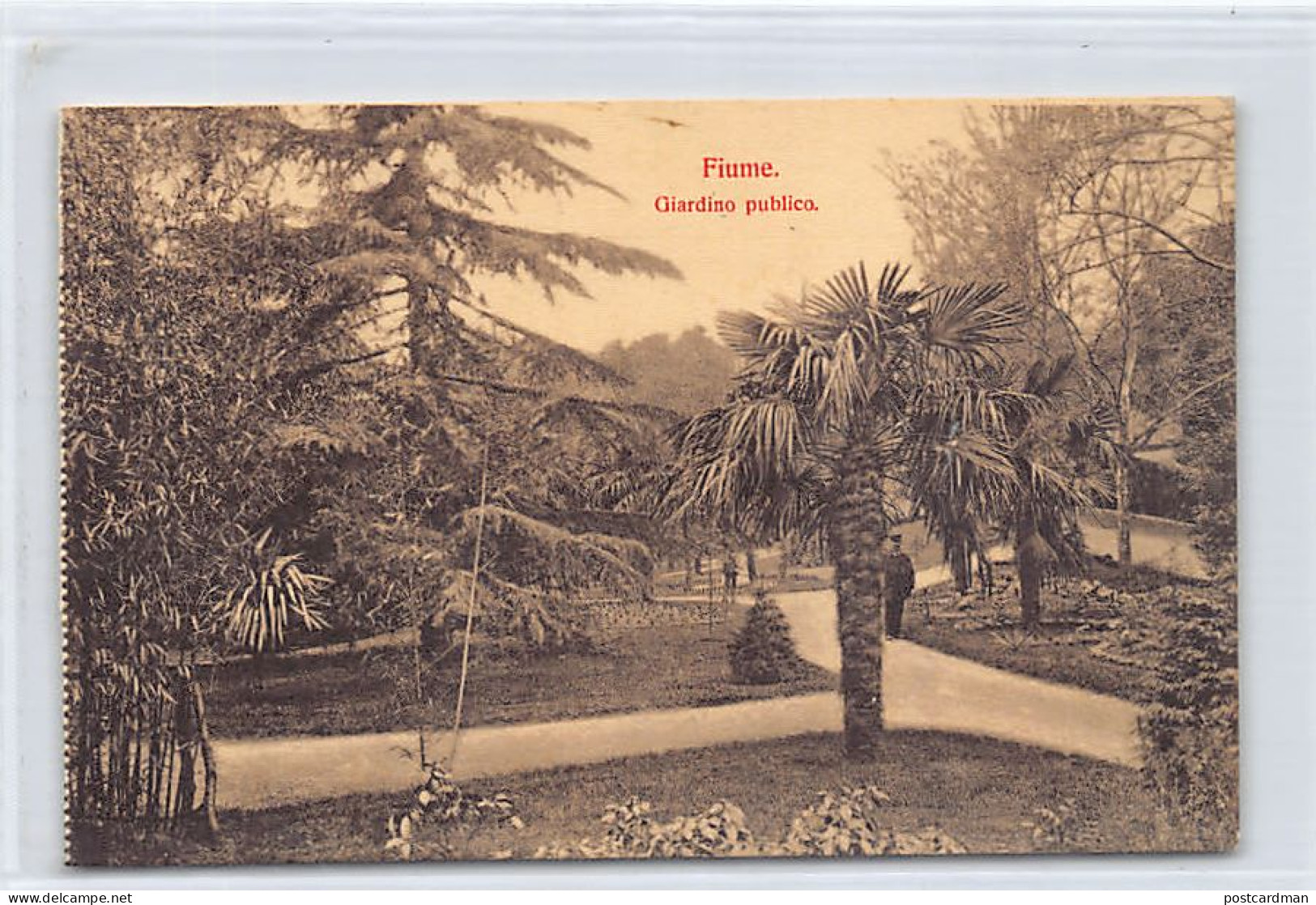 Croatia - FIUME Rijeka - Giardino Publico - Publ. Celestine Mayer  - Croatia