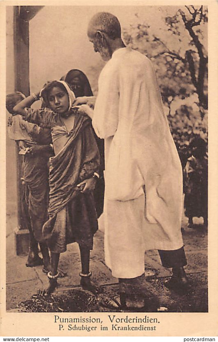 India - PUNE Poona - The German-Swiss Jesuits Mission - Archbishop Doering And Father Schubiger In The Medical Service - Inde