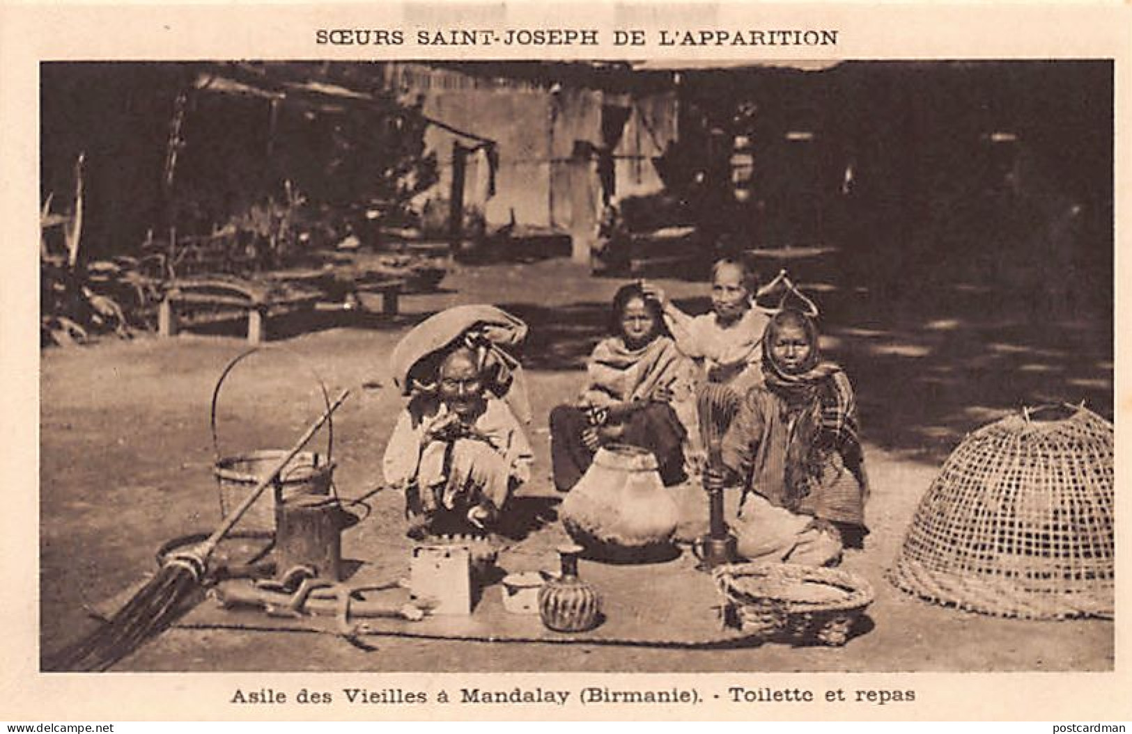 Burma - MANDALAY - Asylum For The Elderly - Publ. Soeurs Saint-Joseph De L'Apparition - Myanmar (Burma)