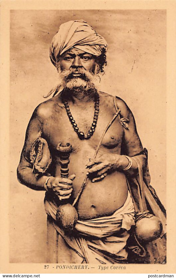 India - PUDUCHERRY Pondichéry - Hookah Smoker - Publ. Papeterie R. P. Babilonne 27 - India