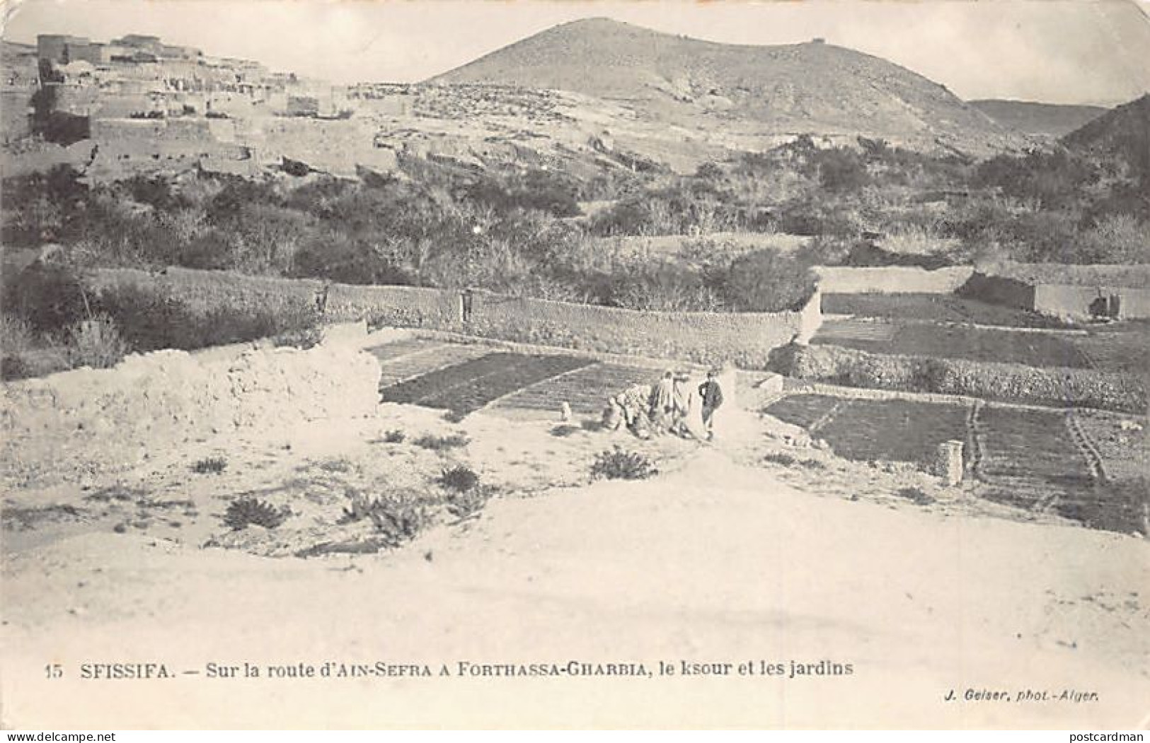 SFISSIFA - Sur La Route D'Ain Séfra à Forthassa-Gharbia, Le Ksour Et Les Jardins - Otros & Sin Clasificación