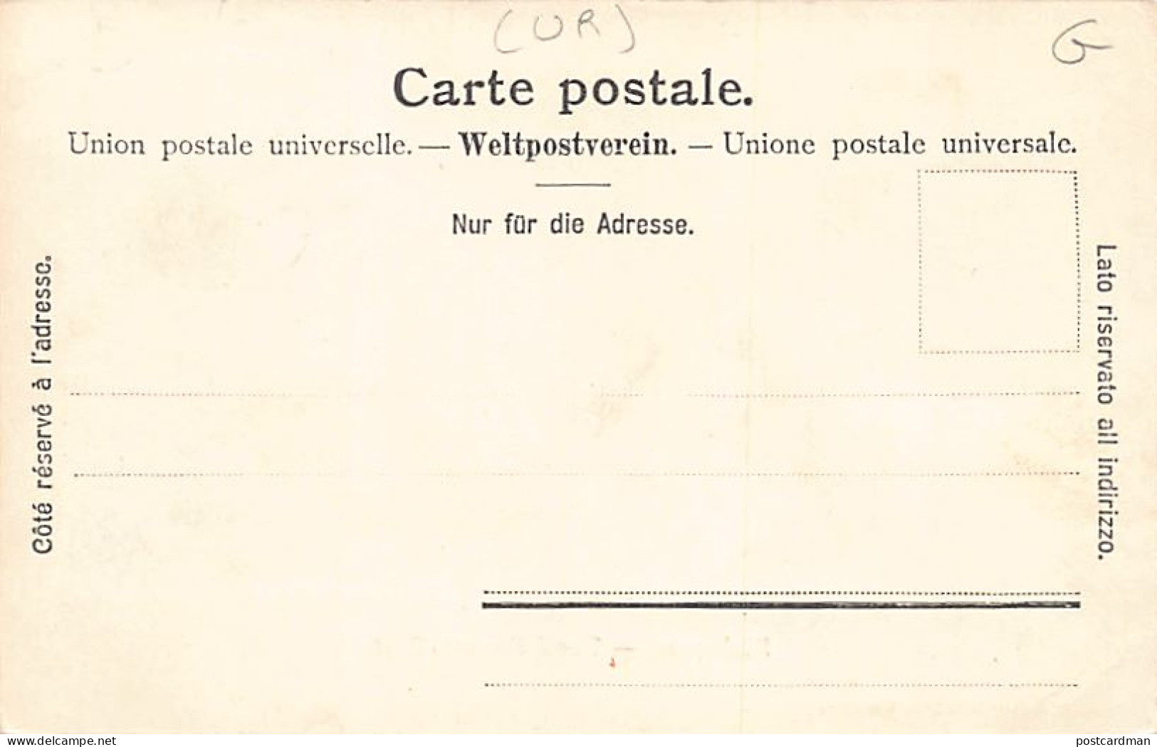 FURKAPASS (UR) Passhöhe Mit Post - Pferdekutschen - Verlag Gabler 7246 - Autres & Non Classés