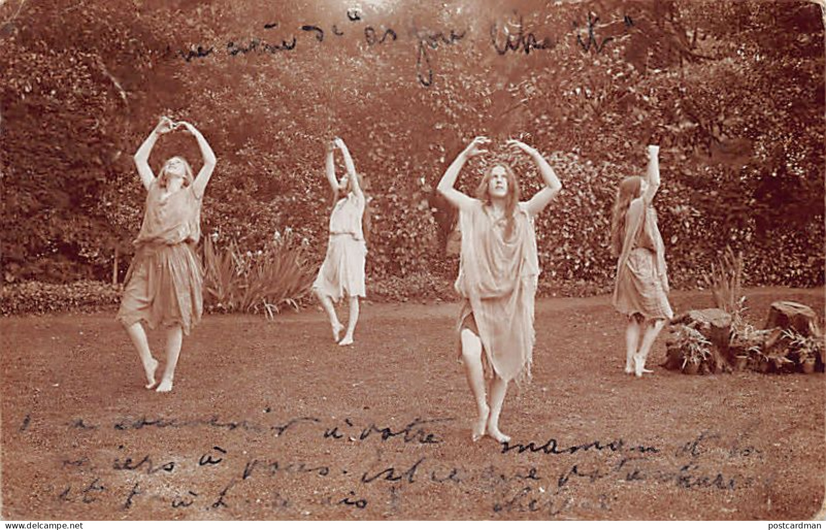 England - STANNING HILL - Druid Dances - REAL PHOTO Year 1913 - Andere & Zonder Classificatie